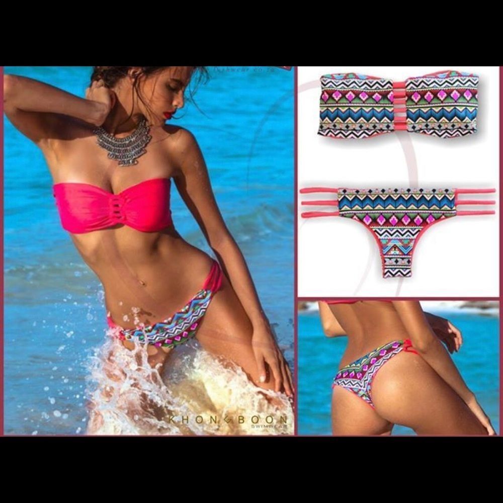 Khongboon bikinis Reversible Bikini